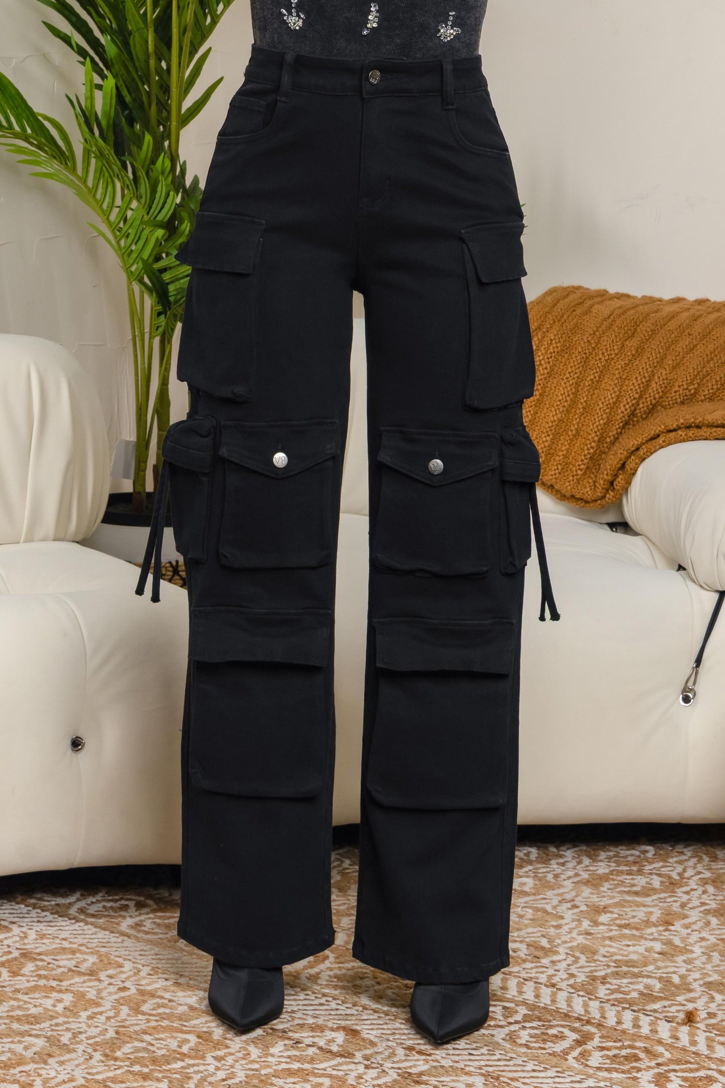 Balboa Fashion Bourges Stretch Cargo Pants