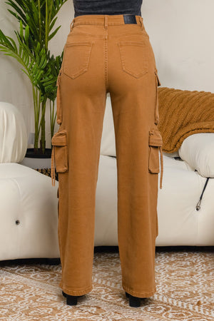 Bourges stretchy 8 pockets cargo pants