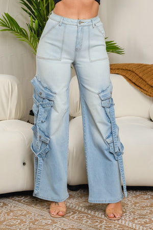 Balvin 4 Pockets cargo denim jean