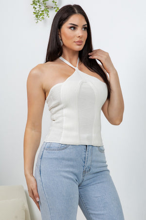 Ator textured knit top