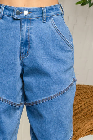Palmira stretchy barrel jean