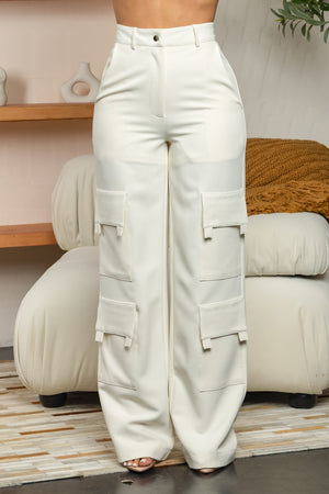 Freda high waisted stretchy cargo pants
