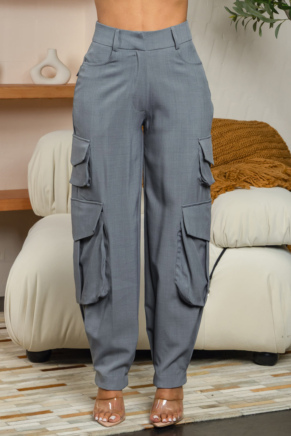 Balboa Fashion Chenoa Cargo Pants - Blue