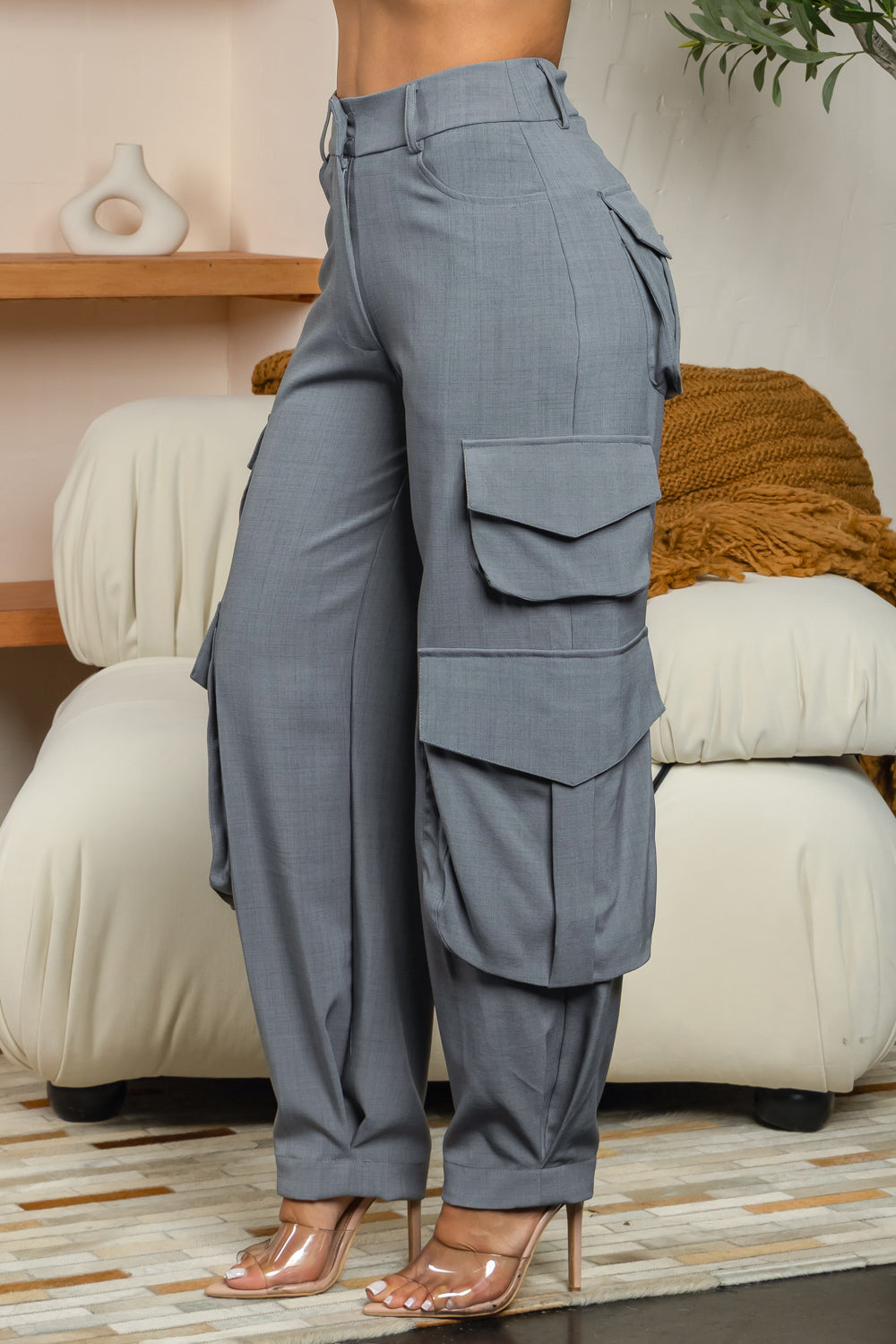 Balboa Fashion Chenoa Cargo Pants - Blue