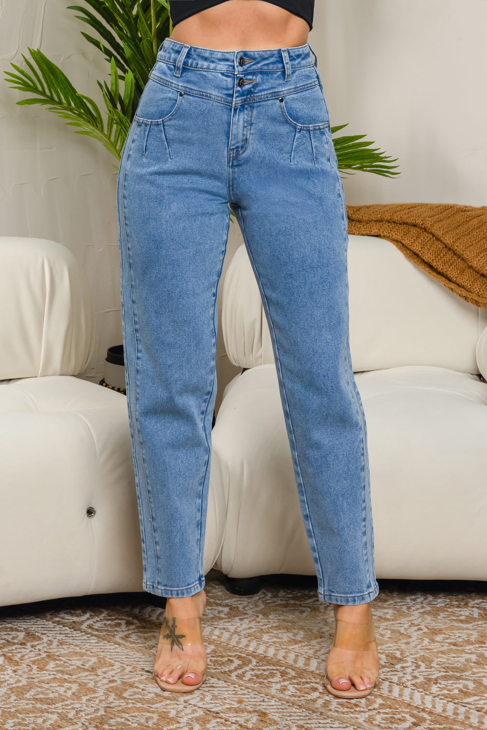 Balboa Fashion Justin Stretch Skinny Jean - Medium Denim Blue