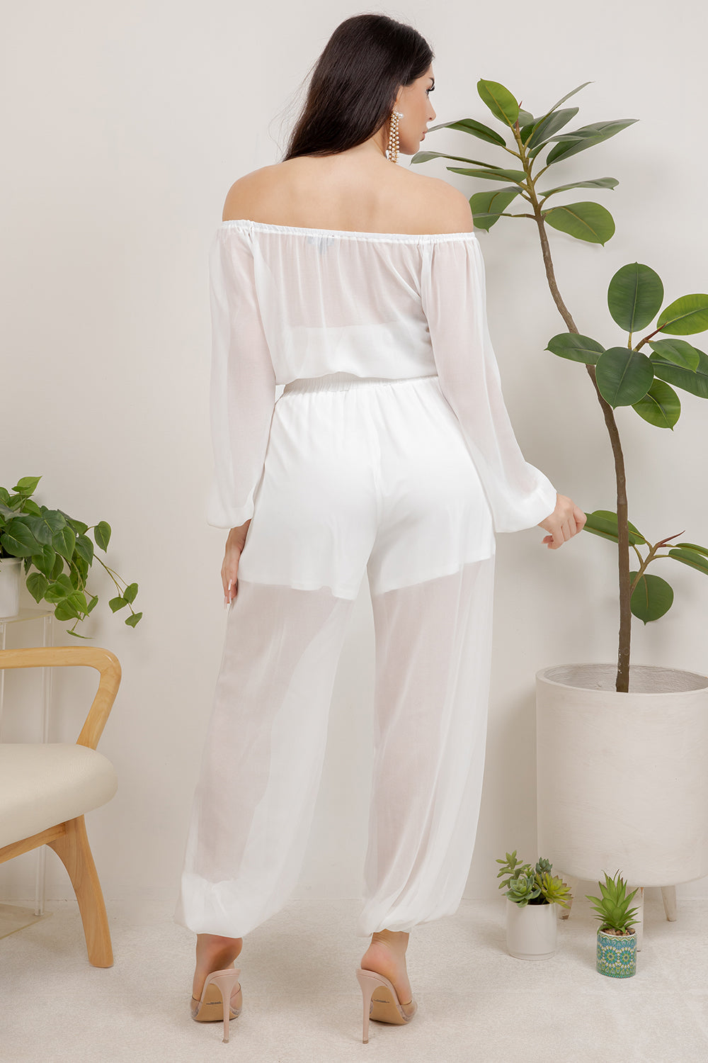 Balboa Fashion Orion Two-Piece Jogger Set - Off White