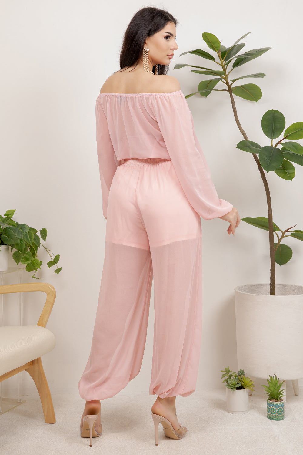 Balboa Fashion Orion Two-Piece Jogger Set - Pink