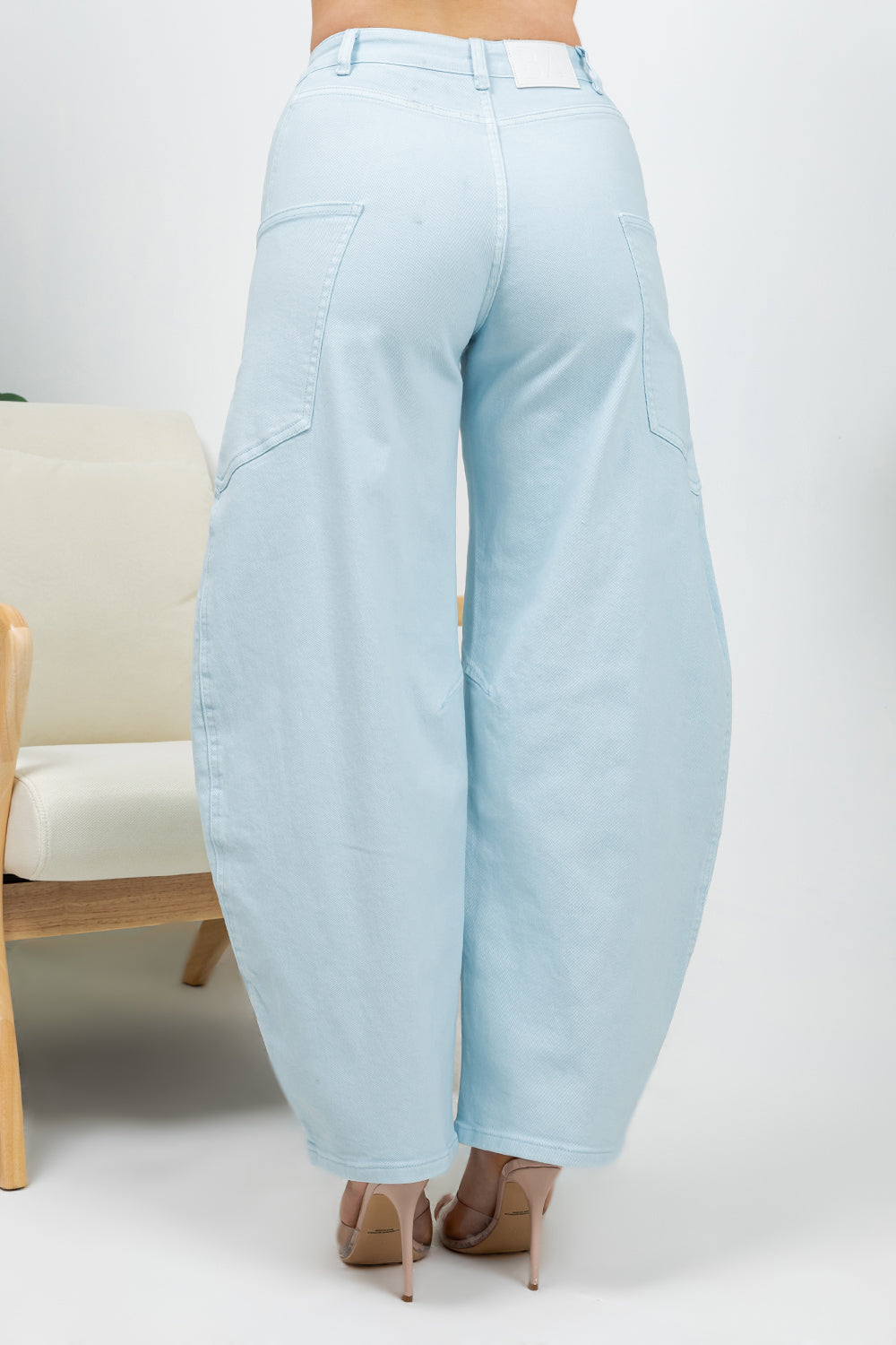Balboa Fashion Rosalia Stretch Bubble Jean - Blue