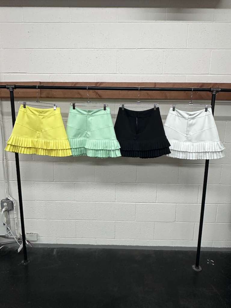 Balboa Fashion Oria Pleated Mini Skort