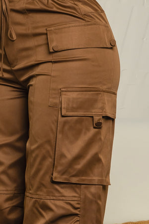 Cantazaro Ruched cargo pants