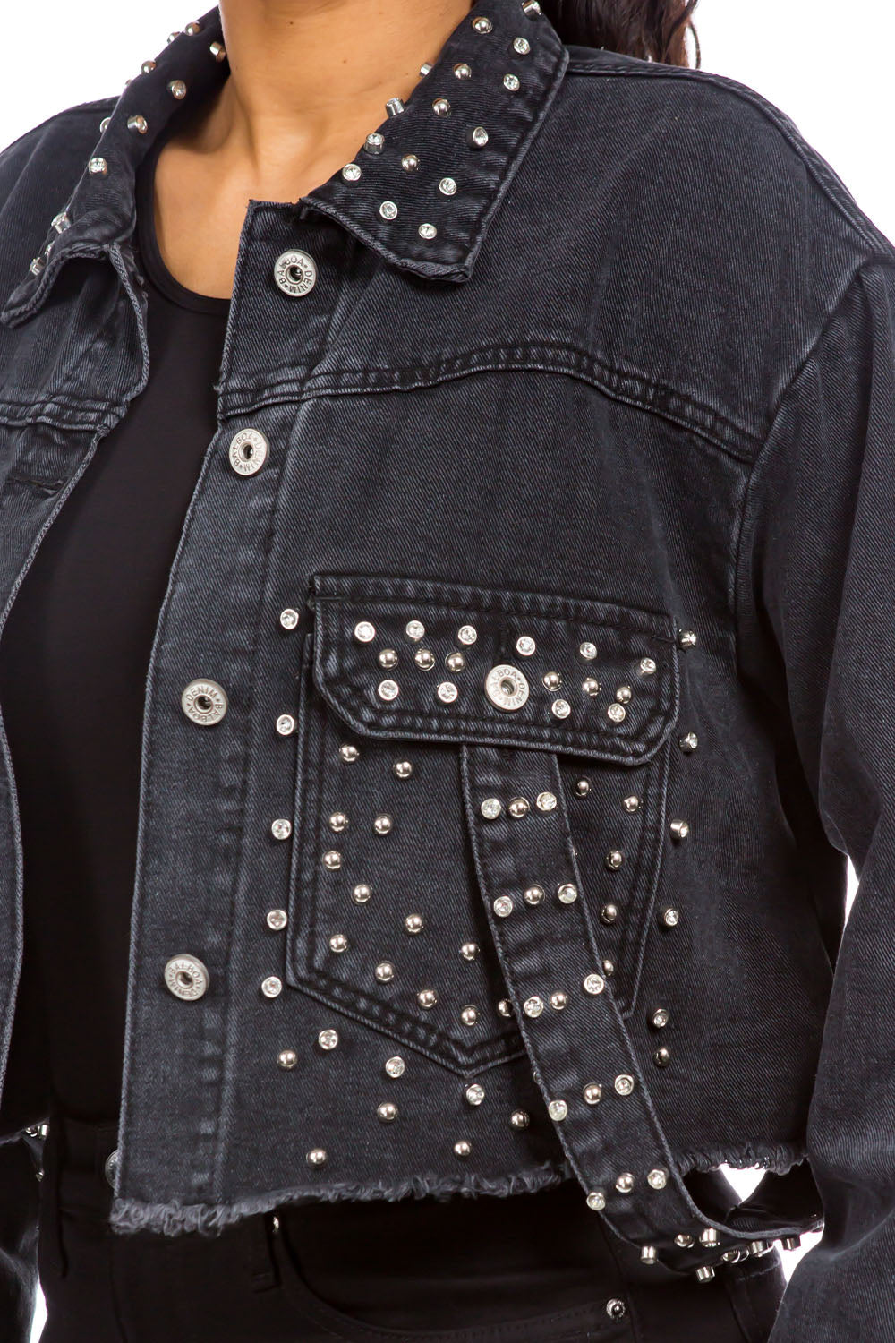 Studded Denim jacket