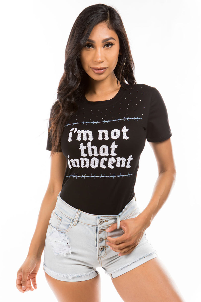 Marchelsea I'm not that innocent t-shirt