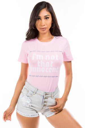 Marchelsea I'm not that innocent t-shirt
