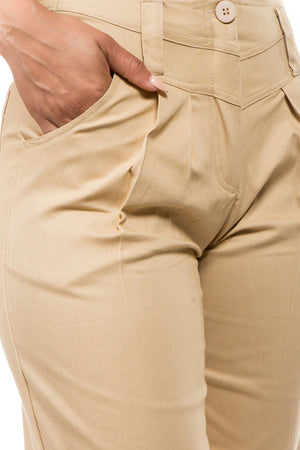 Anisha High rise tweezer pants with stretch fabric